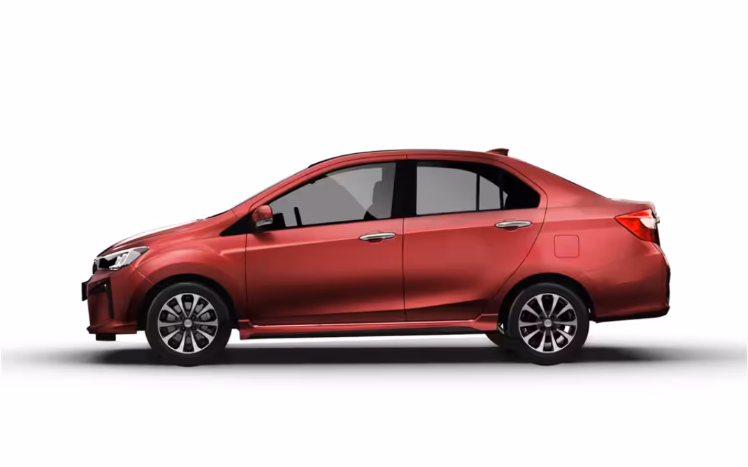 Perodua Bezza Garnet Red