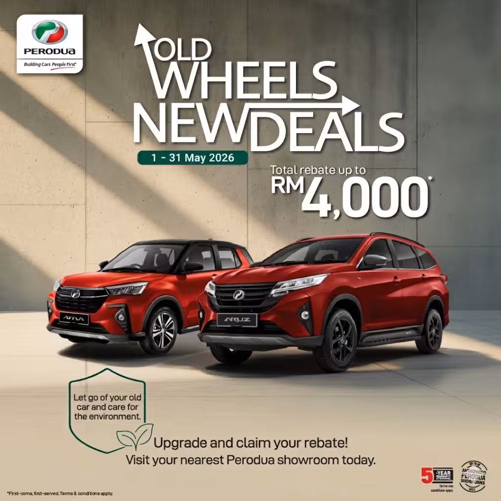 Promotion Aruz - Ativa - Trade May 2026 - HargaPerodua.my