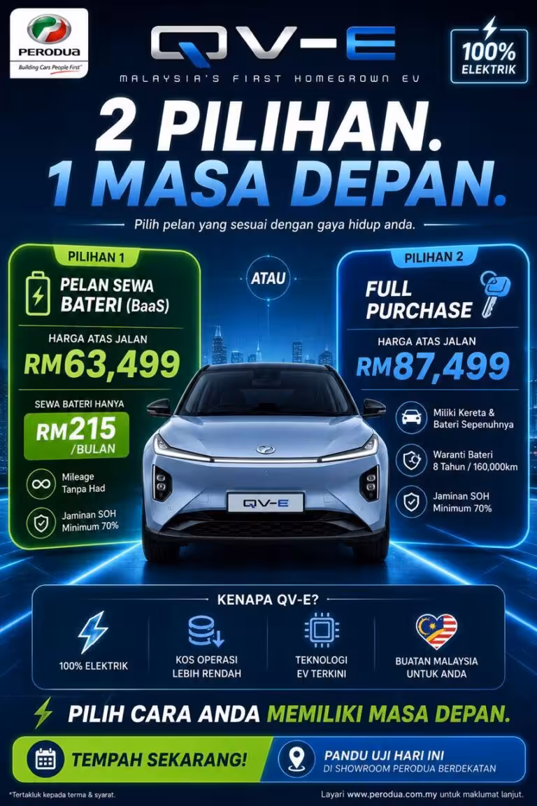 Pilihan Pemilikan Perodua QVE