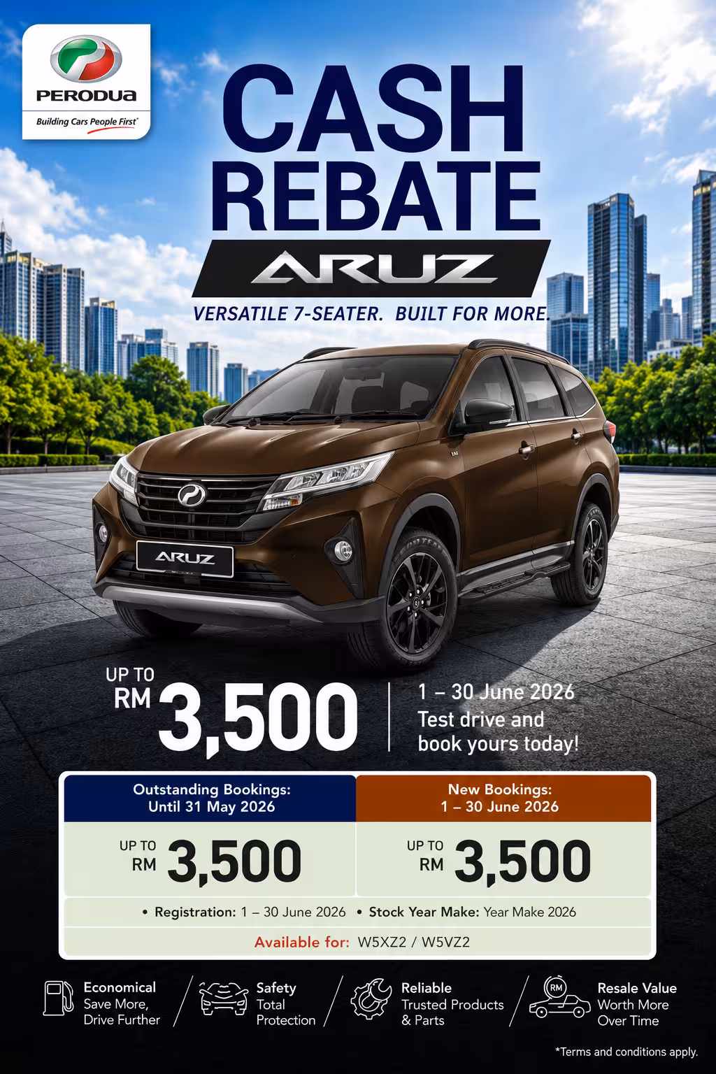 Aruz promo Perodua