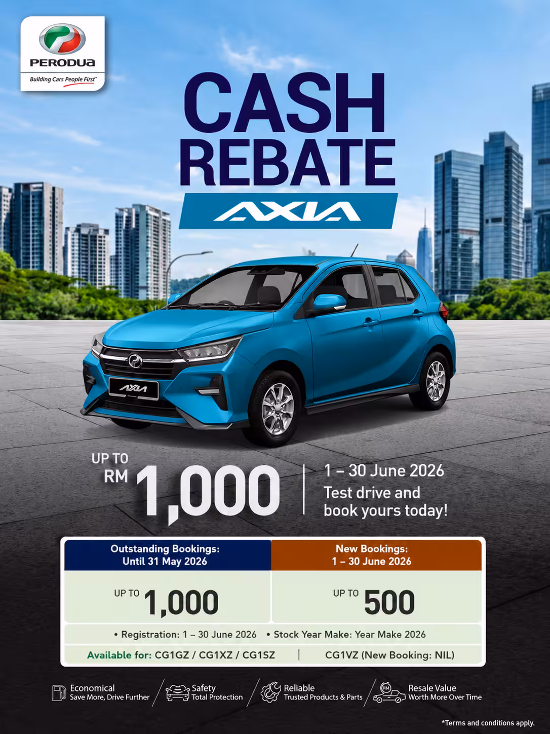 Axia promo Perodua