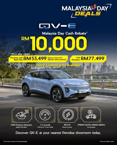 Promosi Perodua QV-E